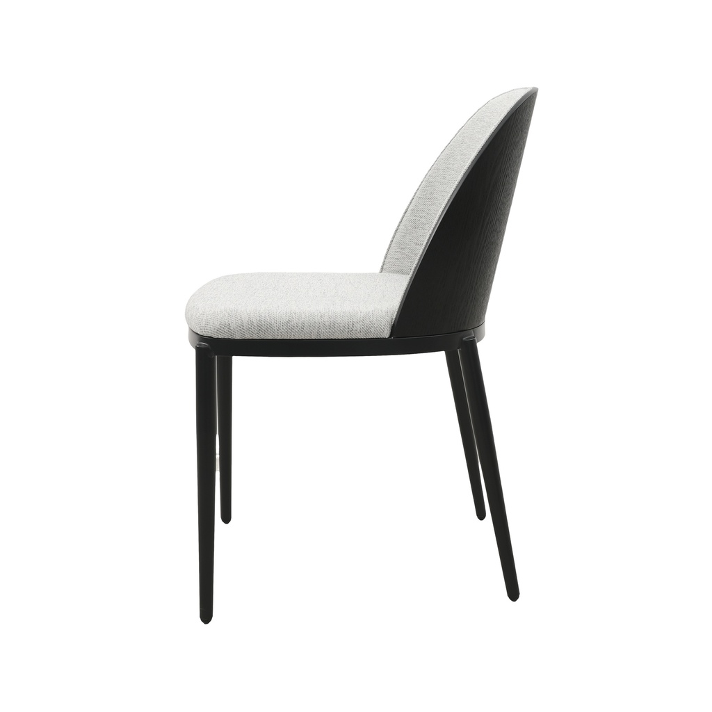 DC-1795A - plywood shell fabric uph,with powder coating leg