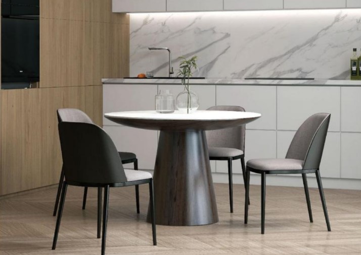 DC-1795A - plywood shell fabric uph,with powder coating leg