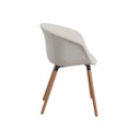 DC-1343FV - PP shell fabric uph.with beech leg\