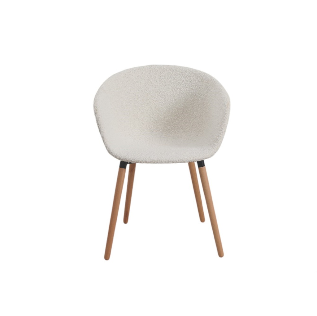 DC-1343FV - PP shell fabric uph.with beech leg\
