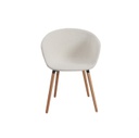 DC-1343FV - PP shell fabric uph.with beech leg\