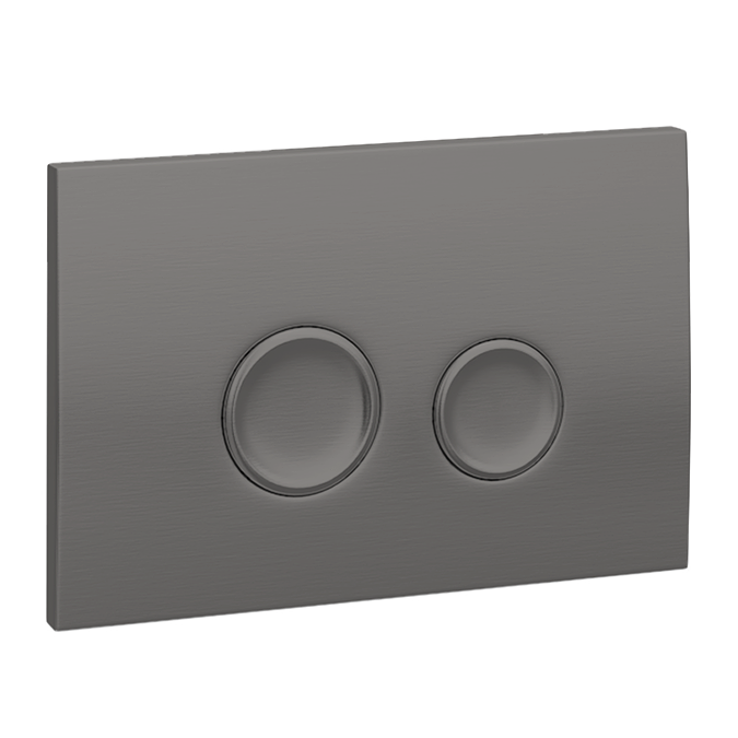 Botón de inodoro sistema ABS Matt Grey