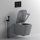 Inodoro Suspendido Rimless Asiento UF Matt Grey