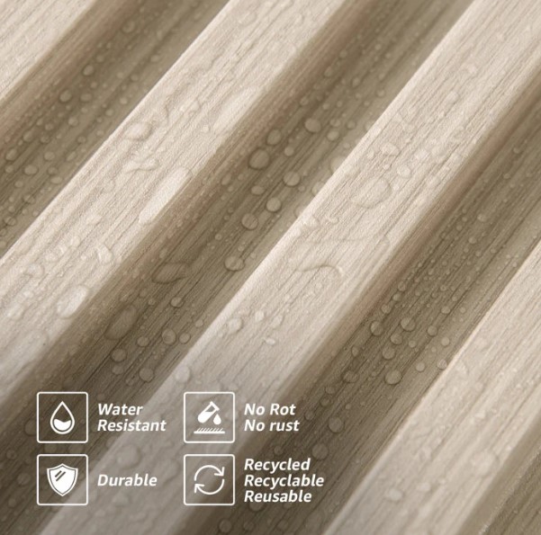 REVESTIMIENTO DE PARED ACANALADO PS 3D 2,90 P005 JC1362-005T
