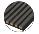 REVESTIMIENTO DE PARED ACUSTICO MDF AUDEN  600X2400x21 MM JM1115-MBW-H362