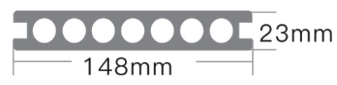 Outdoor Decking - JE13 - TEAK B / Grey White