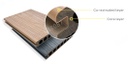 Outdoor Decking - JE13 - TEAK B / Grey White 2.9 x 148mm x 23mm