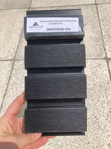 WOOD PLASTIC COMPOSITE COEXTRUSION CLADDING CH6 3000mm NEGRO