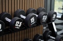 Mancuerna TPU con logo G-Fitness 12,5KG