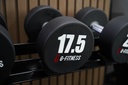 Mancuerna TPU con logo G-Fitness 17.5KG