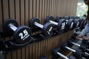 Mancuerna TPU con logo G-Fitness 2,5KG