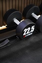 Mancuerna TPU con logo G-Fitness 22,5KG