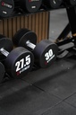 Mancuerna TPU con logo G-Fitness 27,5KG