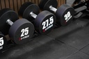 Mancuerna TPU con logo G-Fitness 27,5KG