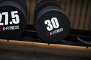 Mancuerna TPU con logo G-Fitness 30KG