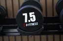 Mancuerna TPU con logo G-Fitness 7,5KG
