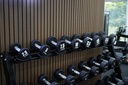 Mancuerna TPU con logo G-Fitness 7,5KG
