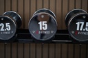 Mancuerna cromada con logo G-Fitness 15KG