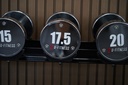 Mancuerna cromada con logo G-Fitness 20KG