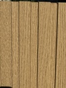 Revestimiento de Pared Interior WPC Acanalado - 2900 x 166.5 x 22 mm P005