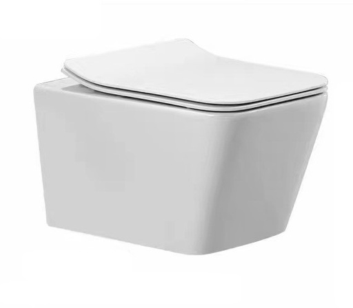 [W200520-W] Inodoro Suspendido Rimless Asiento UF Shine White